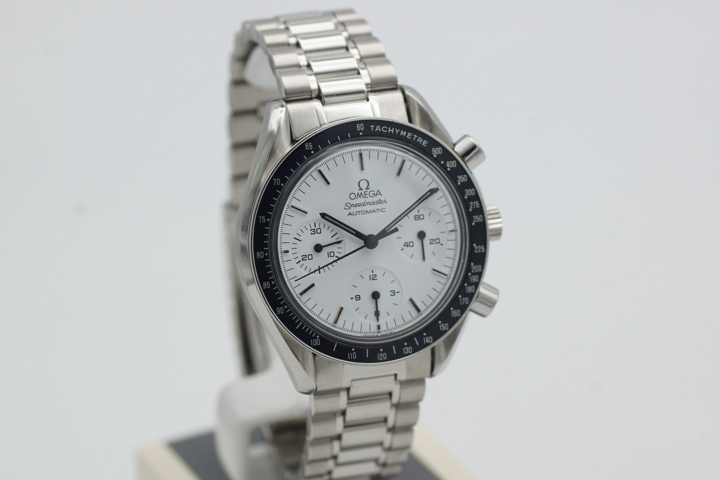 Omega Speedmaster Reduced 'Albino' Weiß 3510.50 39mm Box 1991