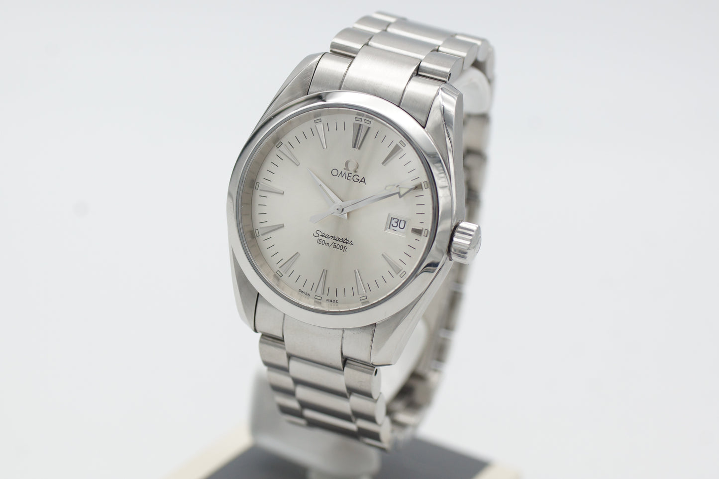 Omega Seamaster Aqua Terra Quarz 2518.30 Silber Box 2009