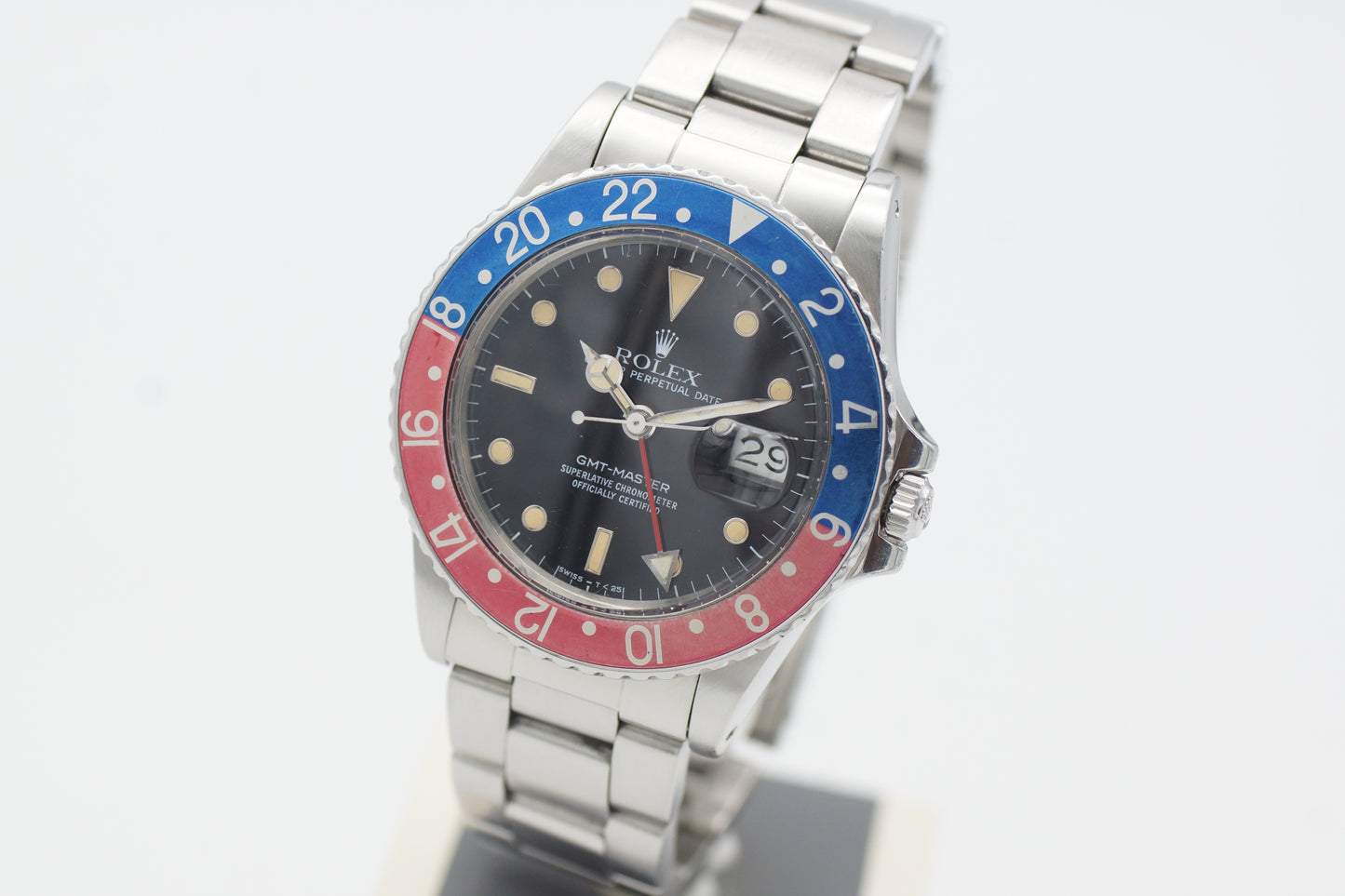 Rolex GMT-Master Pepsi 16750 Schwarz Box 1985