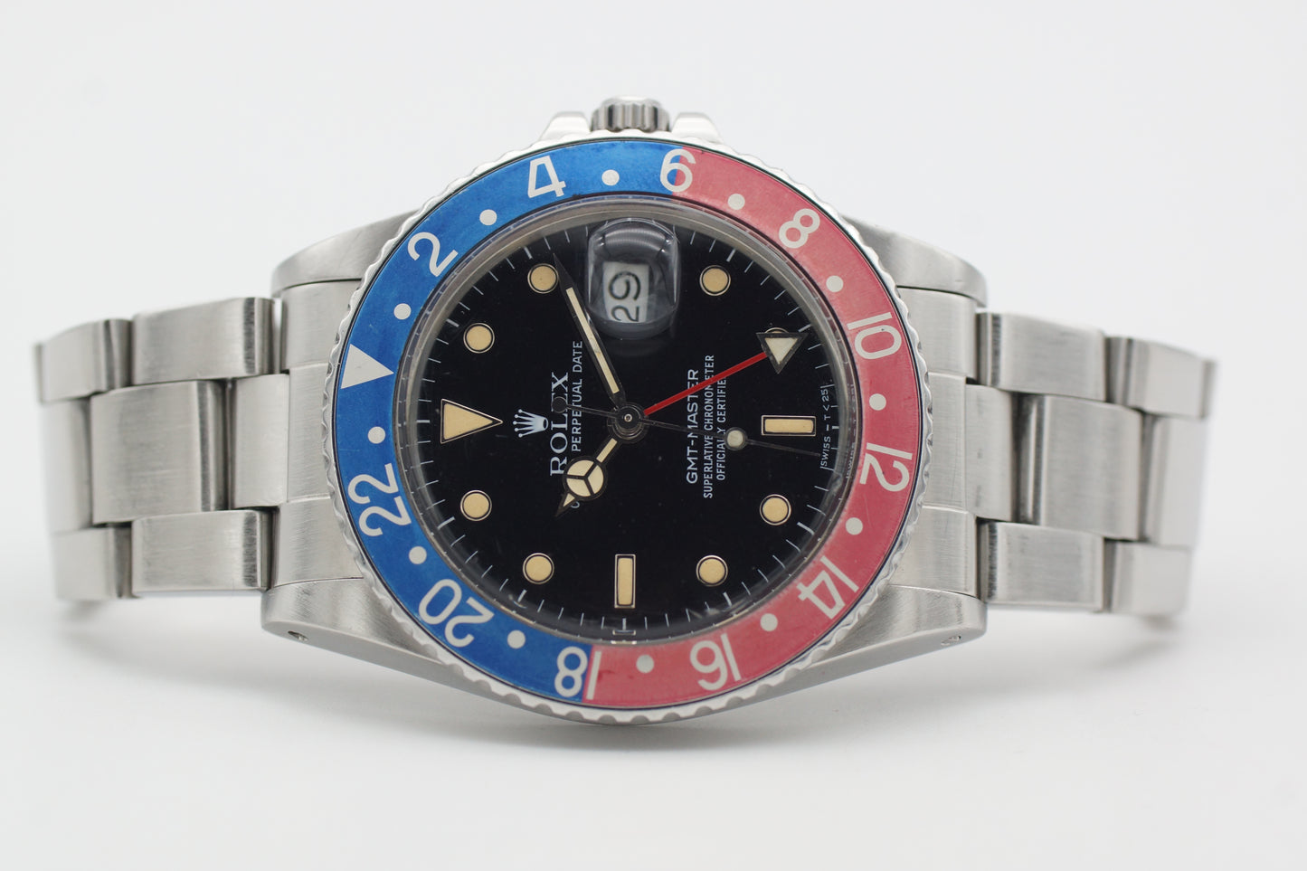 Rolex GMT-Master Pepsi 16750 Schwarz Box 1985