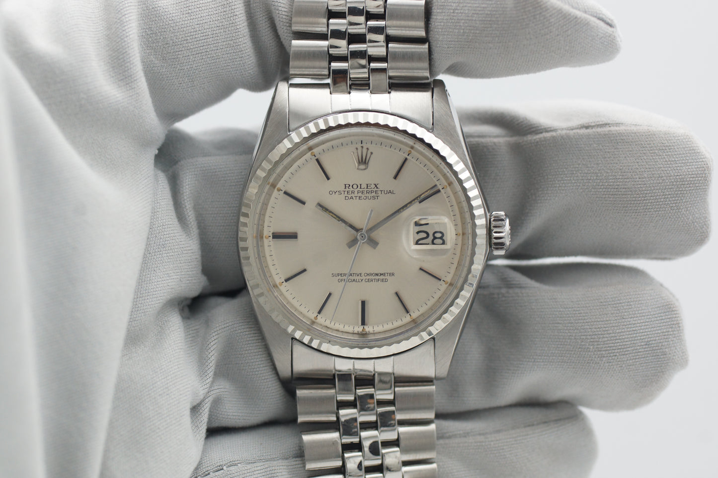 Rolex Datejust 36 1601 Silber 1970