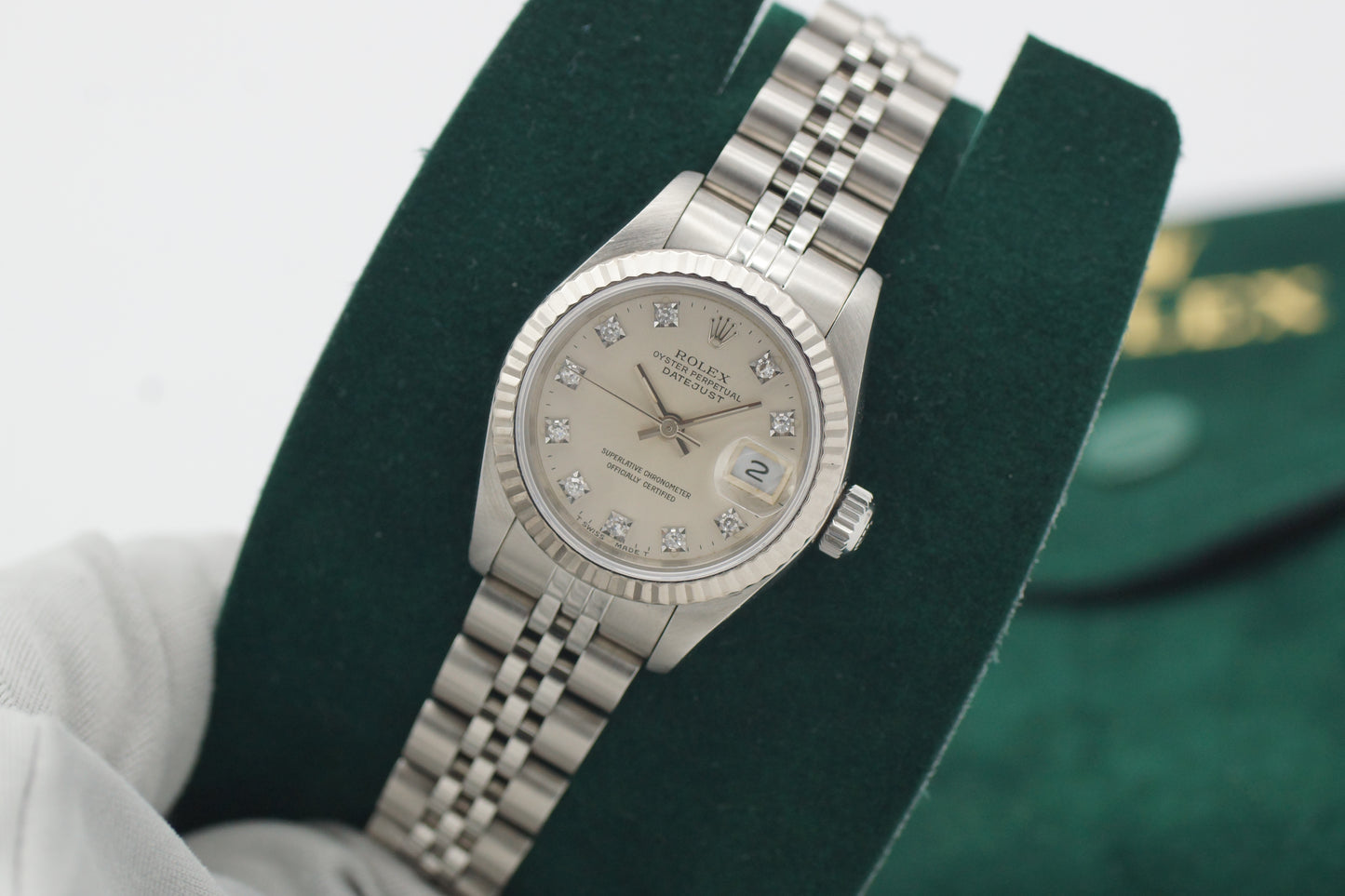 Rolex Lady-Datejust 26 69174 Silber 1991