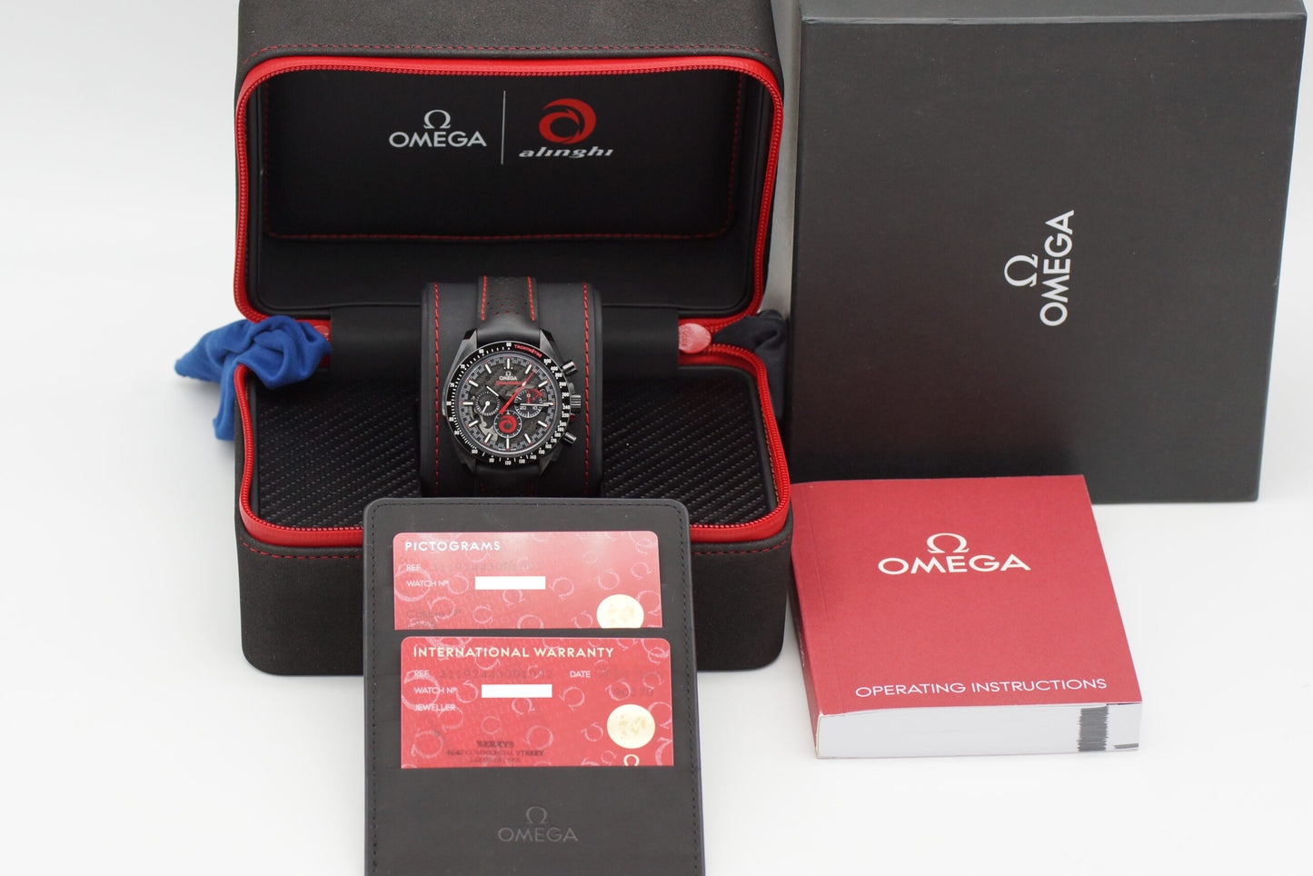 Omega Speedmaster Dark Side Of The Moon 'Alinghi' 311.92.44.30.01.002 Full Set 2020