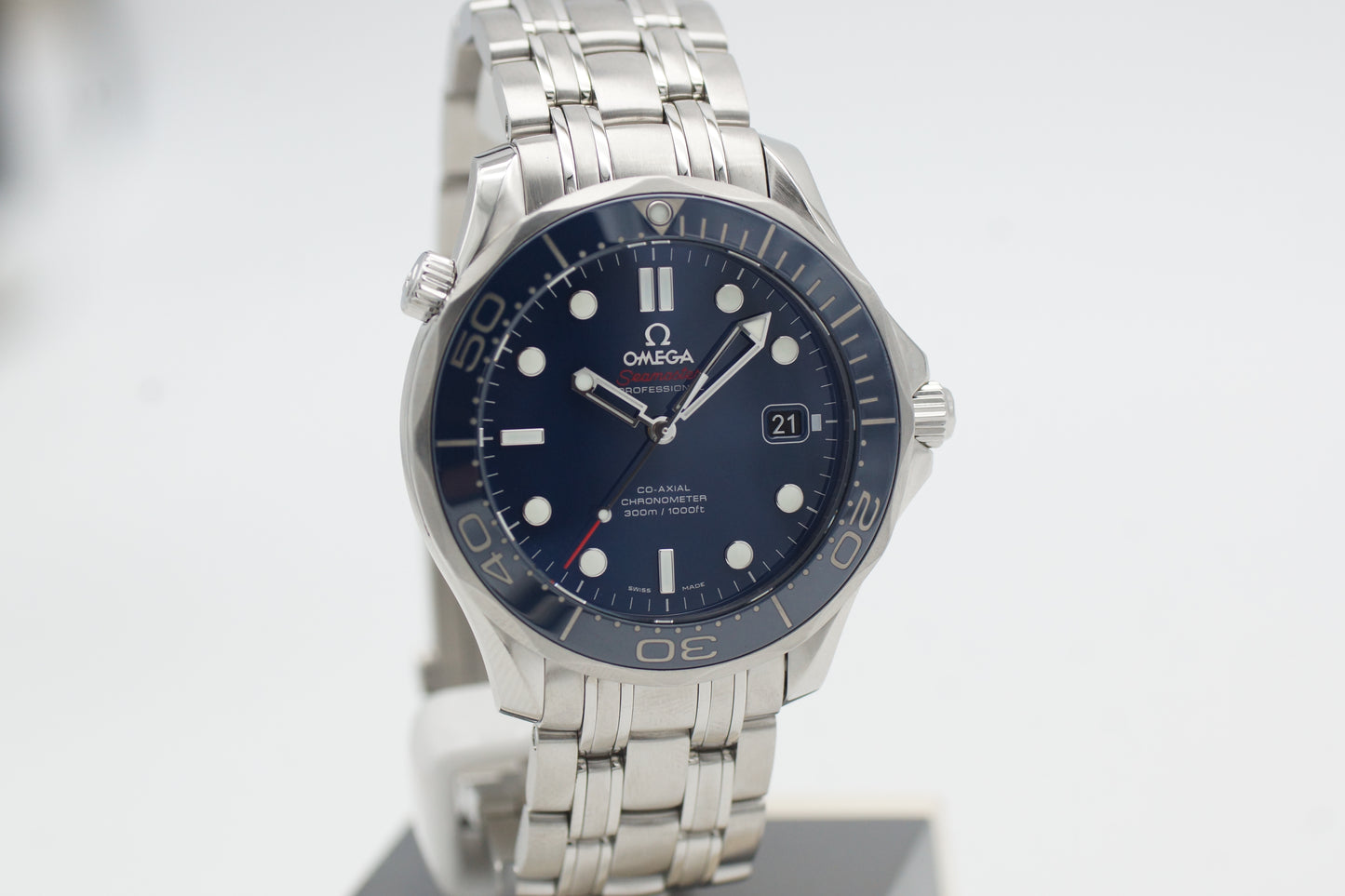 Omega Seamaster Diver 300M Blau 212.30.41.20.03.001 Full-Set 2014