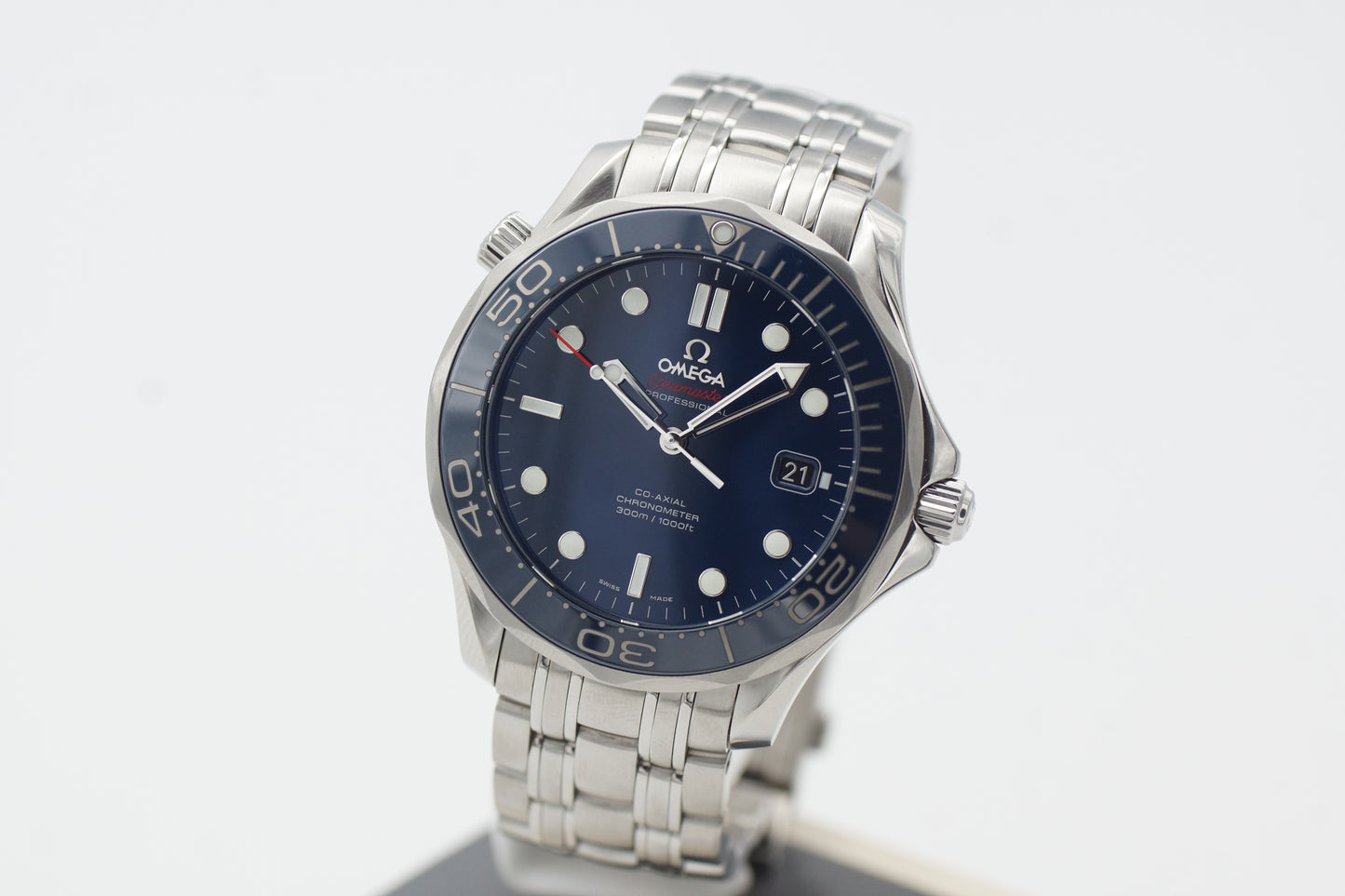 Omega Seamaster Diver 300M Blau 212.30.41.20.03.001 Full-Set 2014